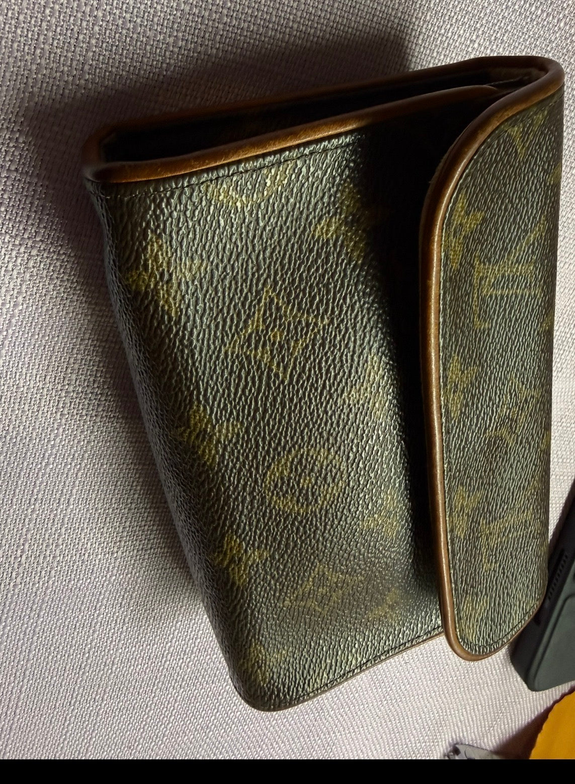Louis Vuitton Vintage Monogram Cartouchière GM Crossbody Bag with Chain