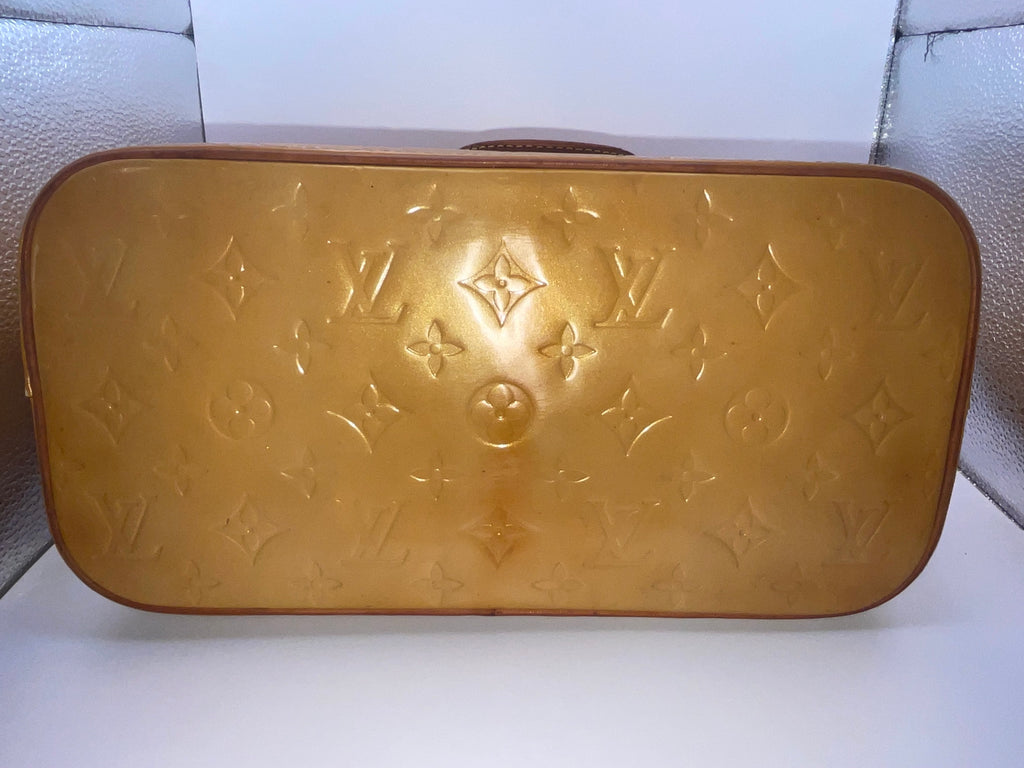 Louis Vuitton Houston Monogram Vernis Leather Tote Bag Beige | Made in France | Authentic