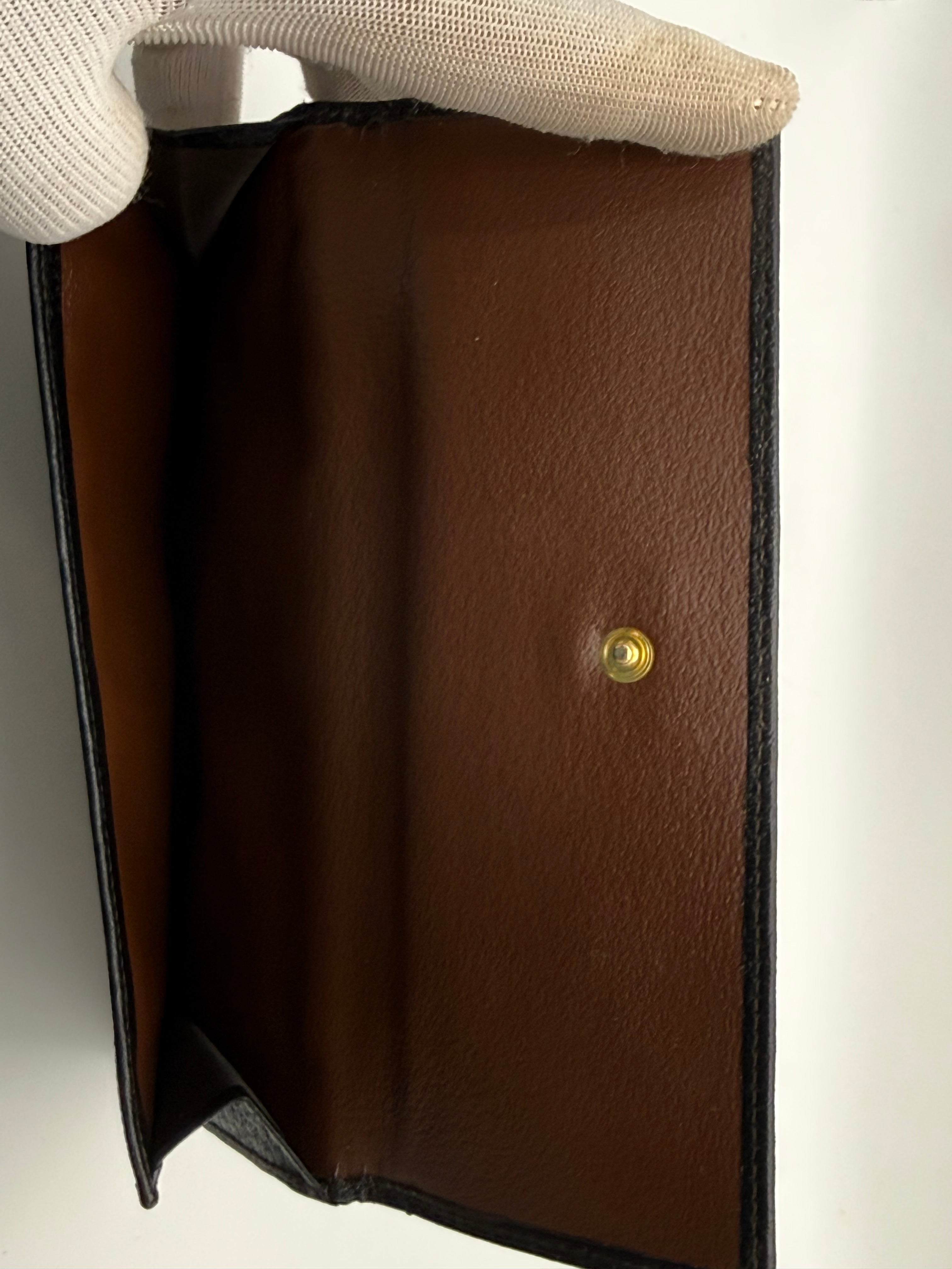 Burberrys of London Vintage Continental Long Wallet – Brown/Black