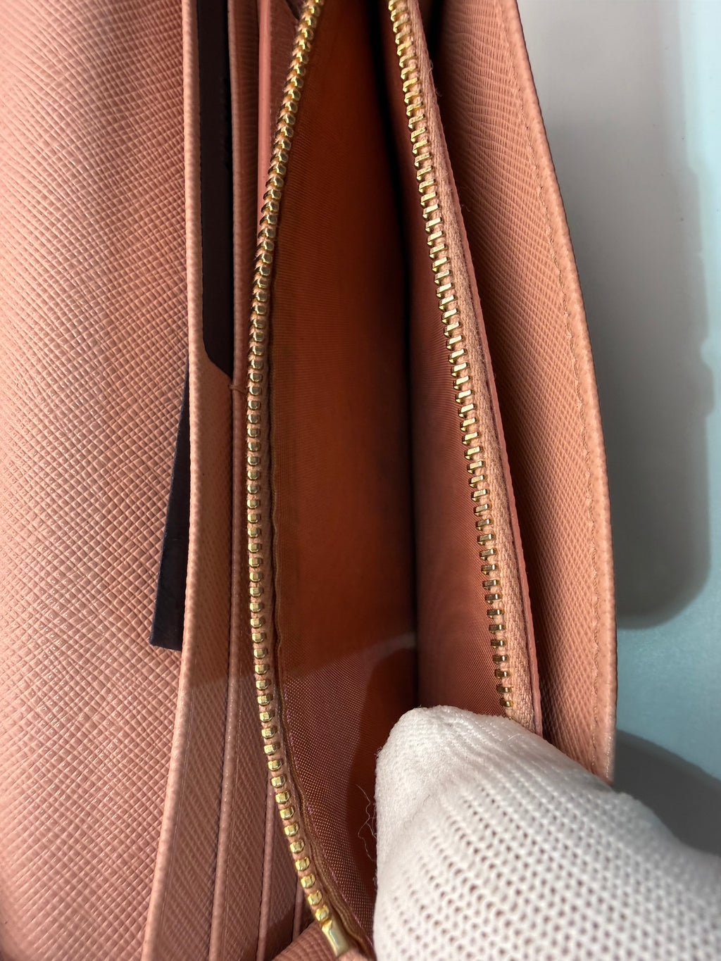 Prada Saffiano Metal Long Wallet – Orchidea Pink | With Authentication Card