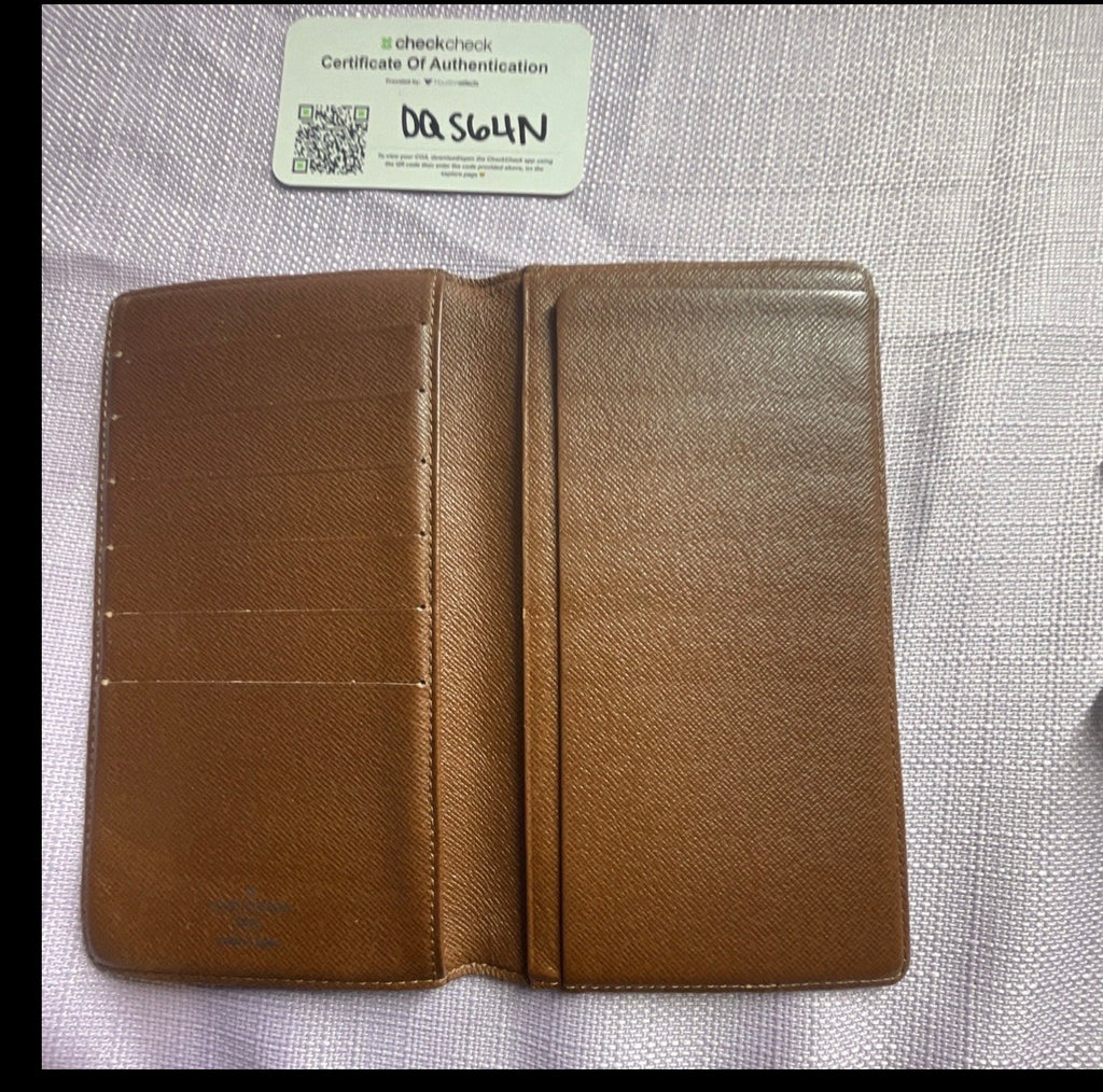 Louis Vuitton Monogram Long Wallet / Checkbook Wallet – Authentic with COA