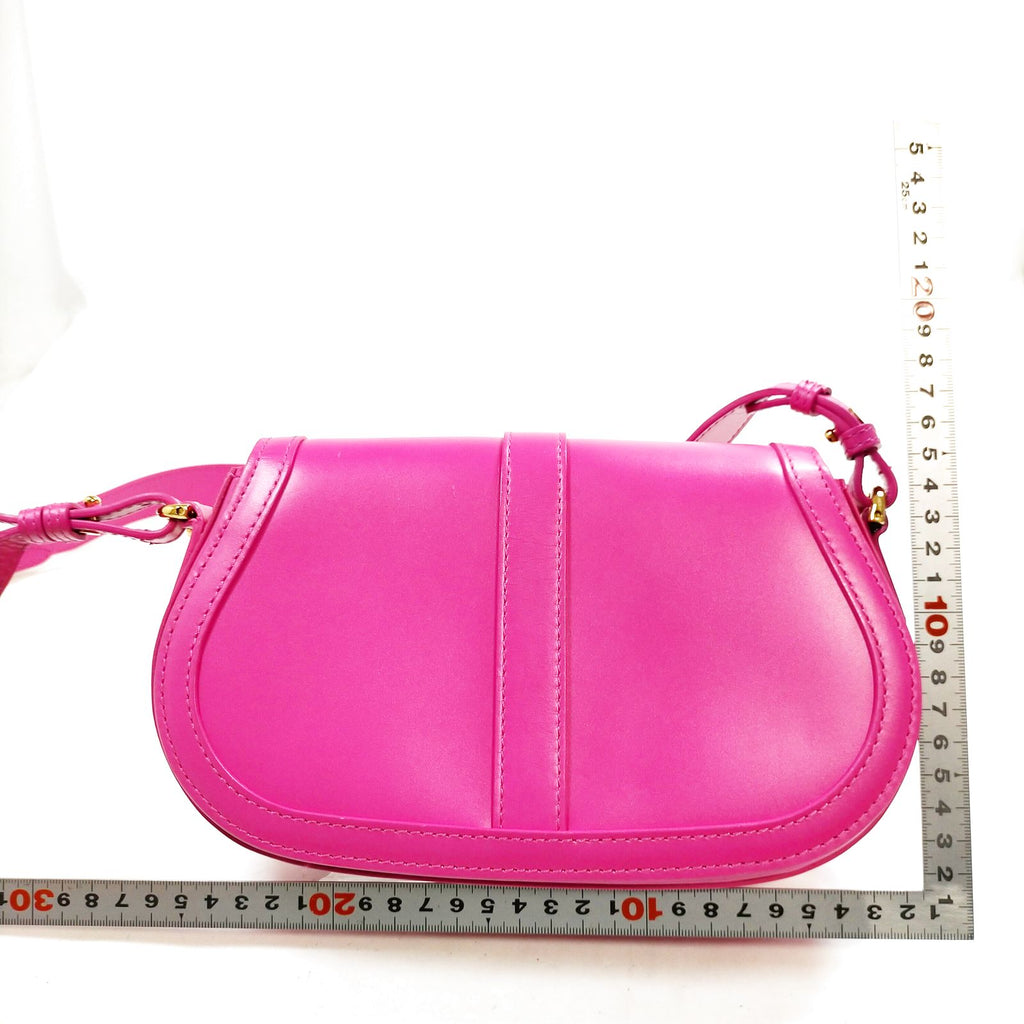 Versace Greca Goddess Pink Leather Shoulder & Crossbody Bag