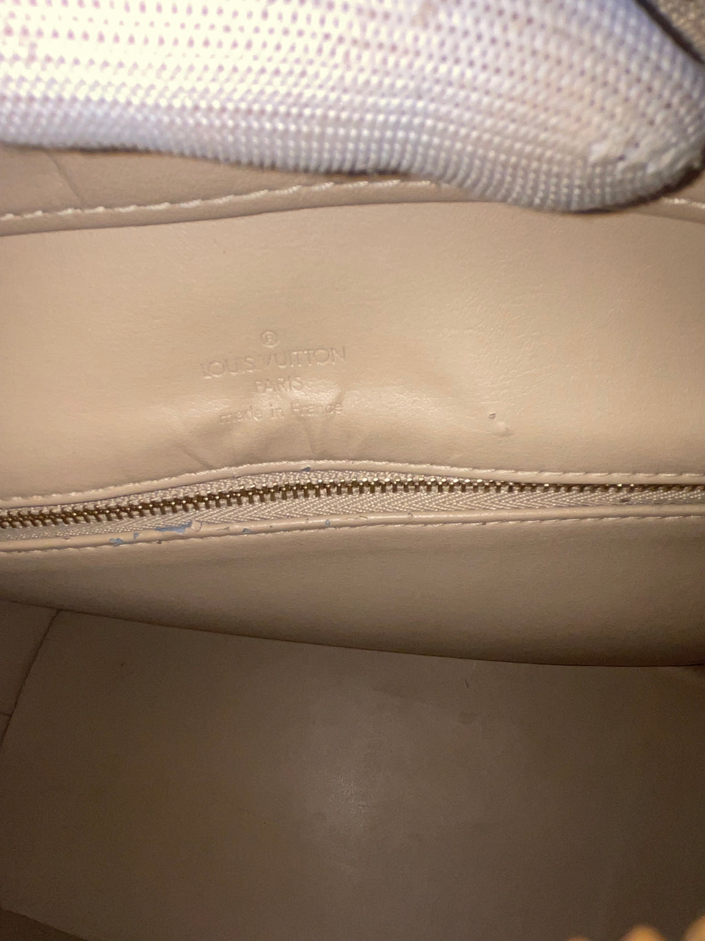 Louis Vuitton Houston Monogram Vernis Leather Tote Bag Beige | Made in France | Authentic