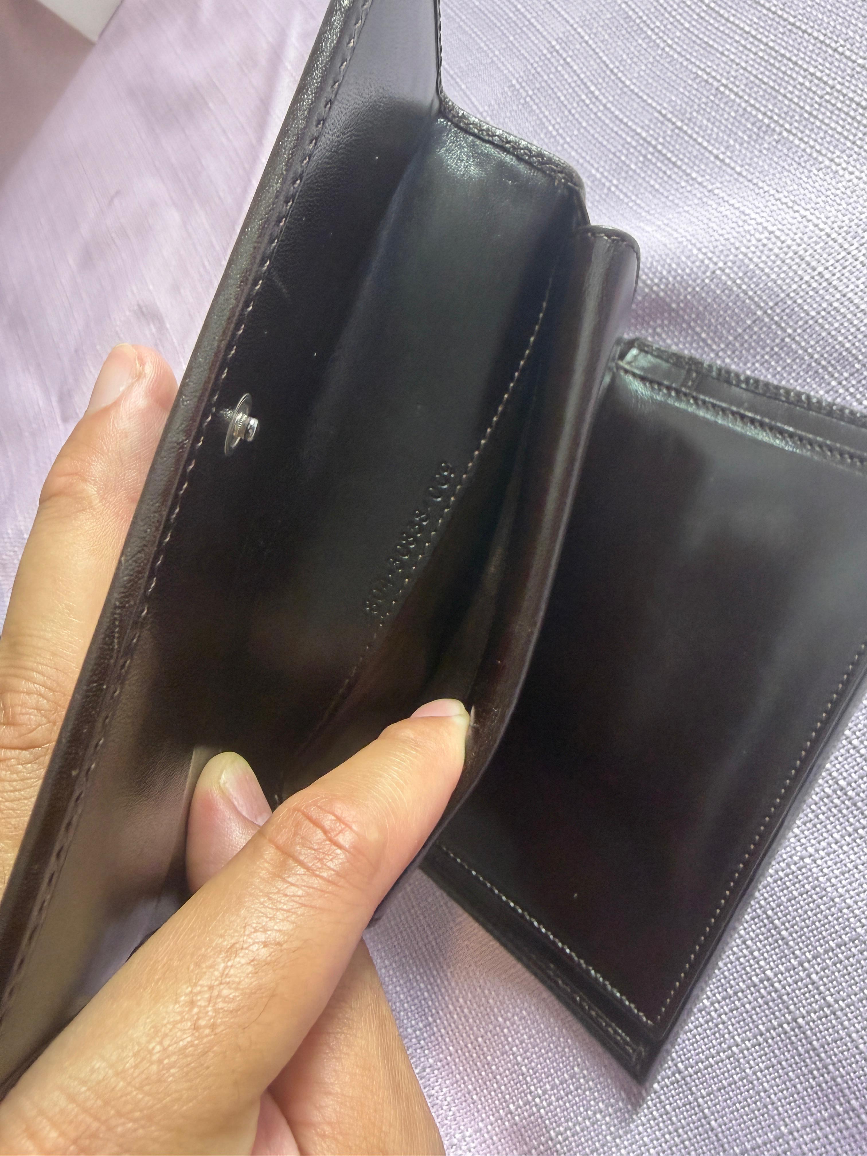 Fendi Zucca Canvas Long Wallet Brown FF Logo Leather Trim