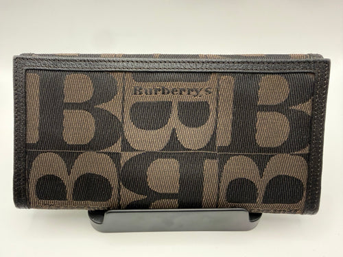 Burberrys of London Vintage Continental Long Wallet – Brown/Black