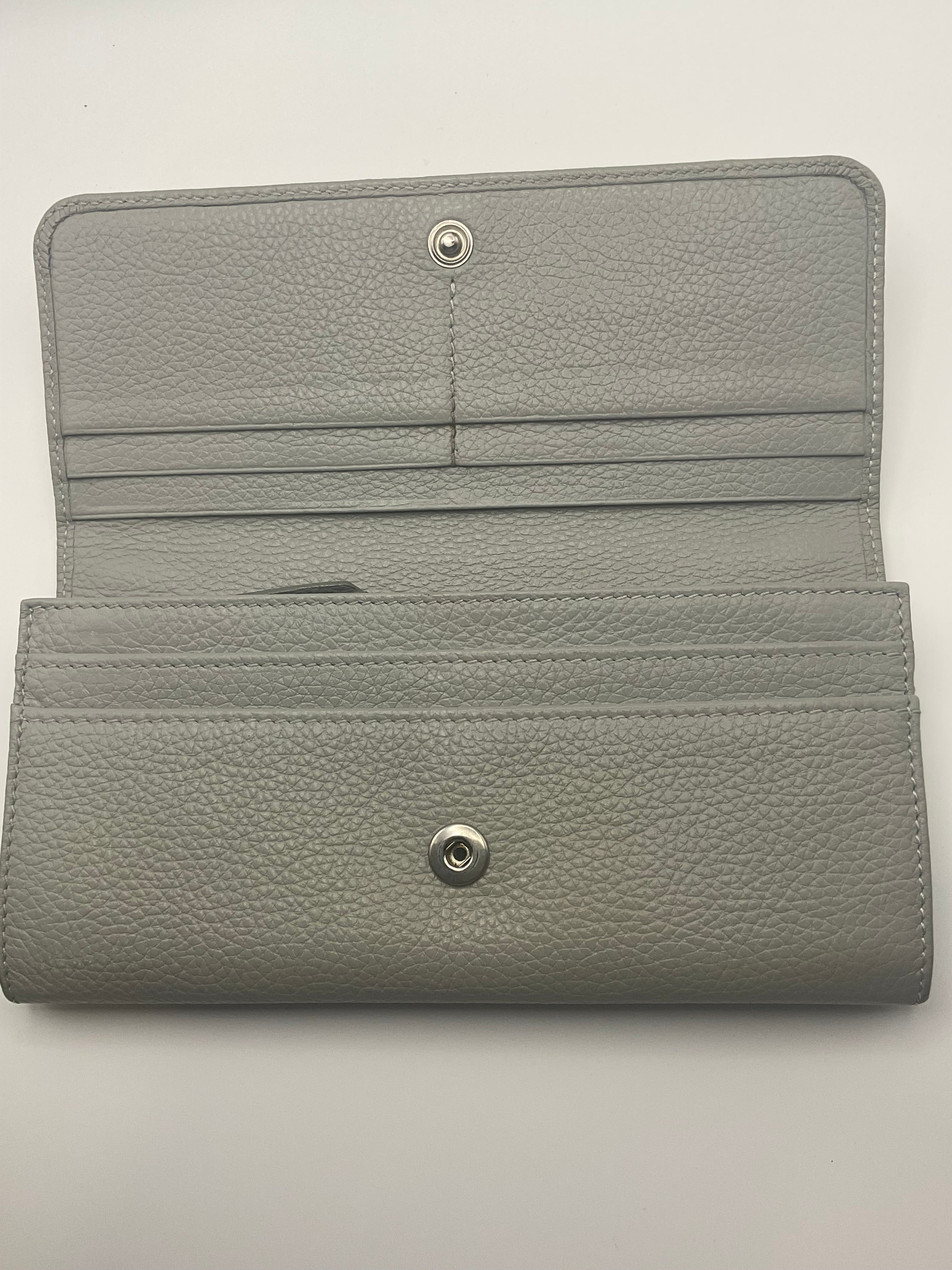 Jimmy Choo Nino Moonstone Mix Star Stud Leather Continental Wallet w/ Box & COA