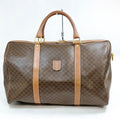 CELINE Macadam Vintage Boston Travel Bag Brown PVC & Leather Weekender 1996 | COA Available