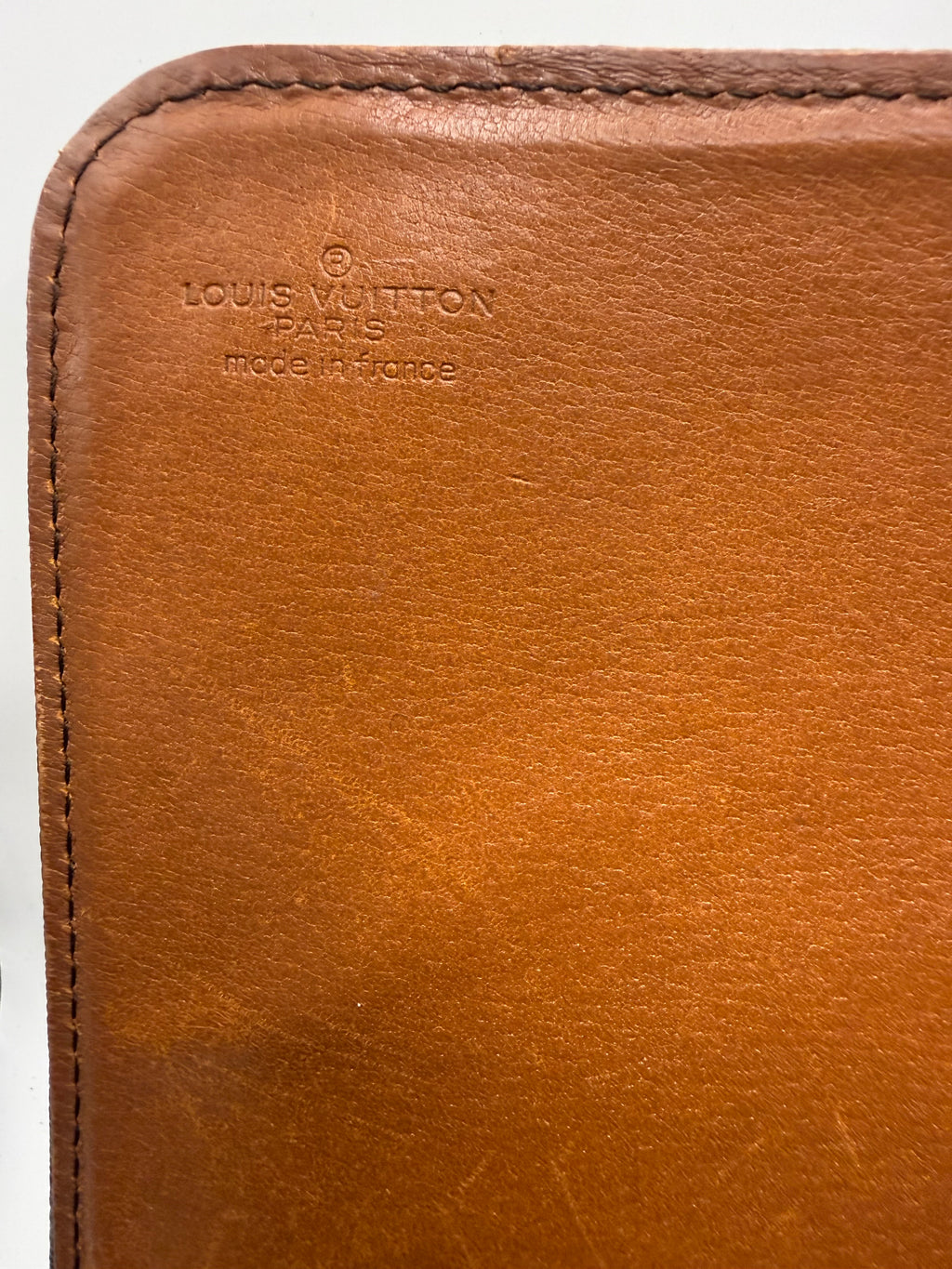 Louis Vuitton Cartouchière MM Monogram Canvas Crossbody Messenger Bag | Authentic Vintage