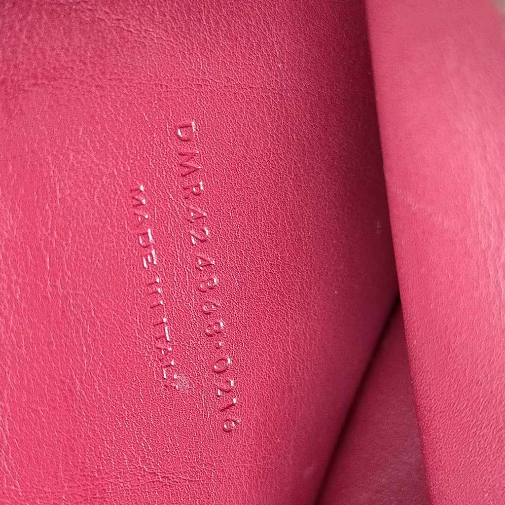 Saint Laurent Sac de Jour Small Red Leather Top Handle Bag with Gold-Tone Hardware