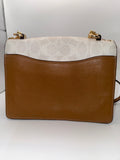 Coach Signature Canvas Crossbody Bag – Ivory/Saddle