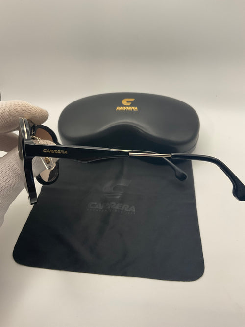 Carrera 133/S 2M2HA Black Square Sunglasses – New with Original Case