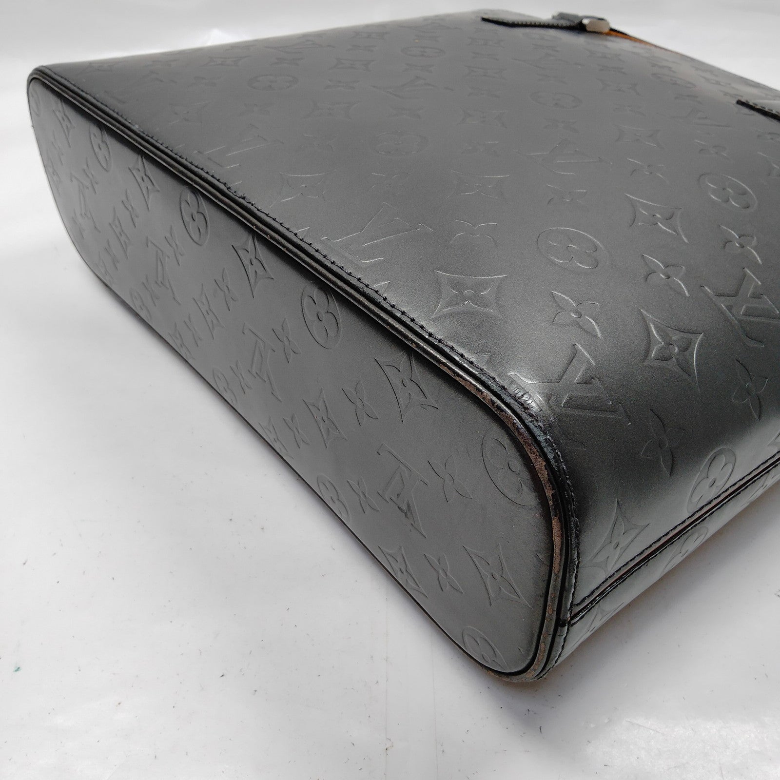 Louis Vuitton Monogram Mat Stockton Tote M55112 Black