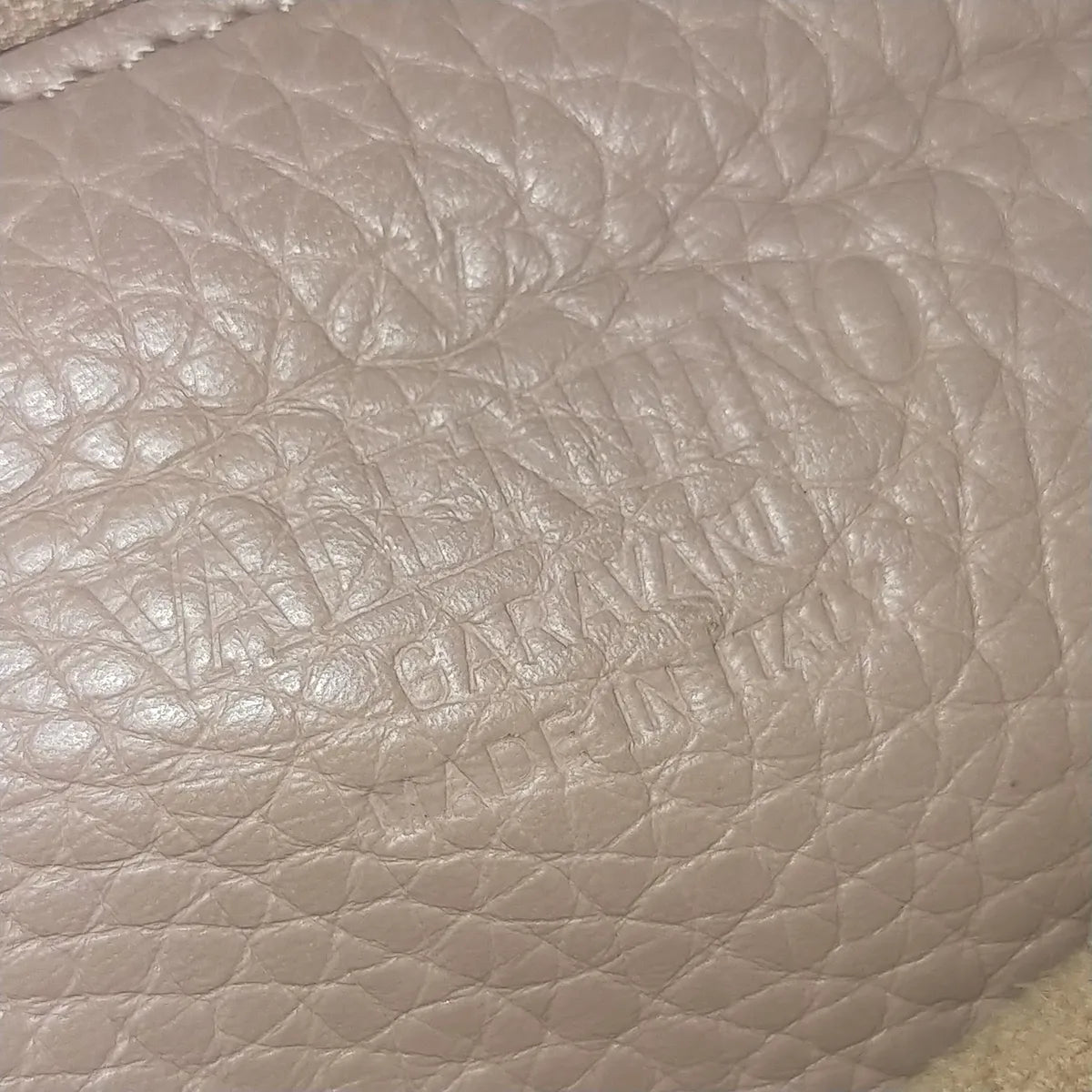 Valentino Garavani Rockstud Leather Tote Bag – Taupe / Gold Hardware