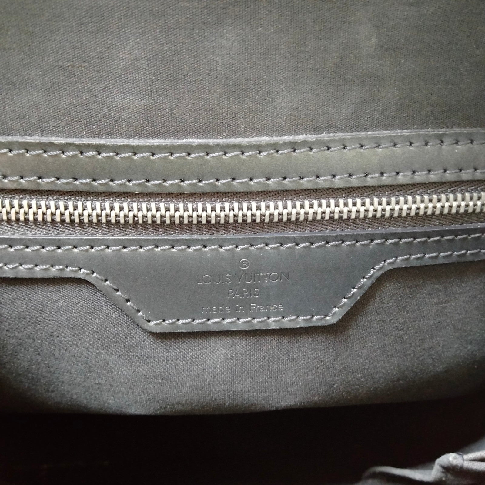 Louis Vuitton Monogram Mat Stockton Tote M55112 Black