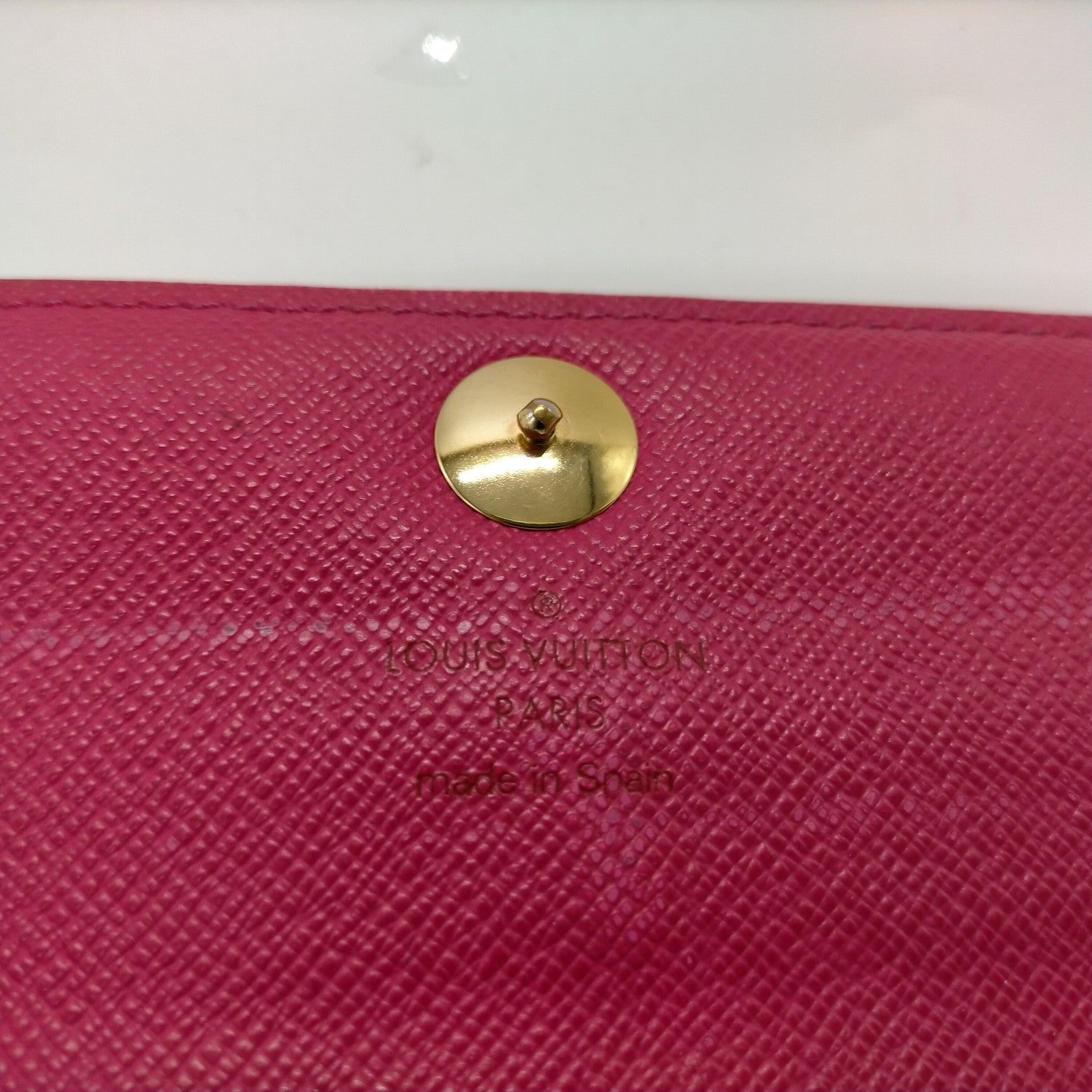 Louis Vuitton Murakami Sarah Wallet Black Monogram Canvas Pink Interior with COA