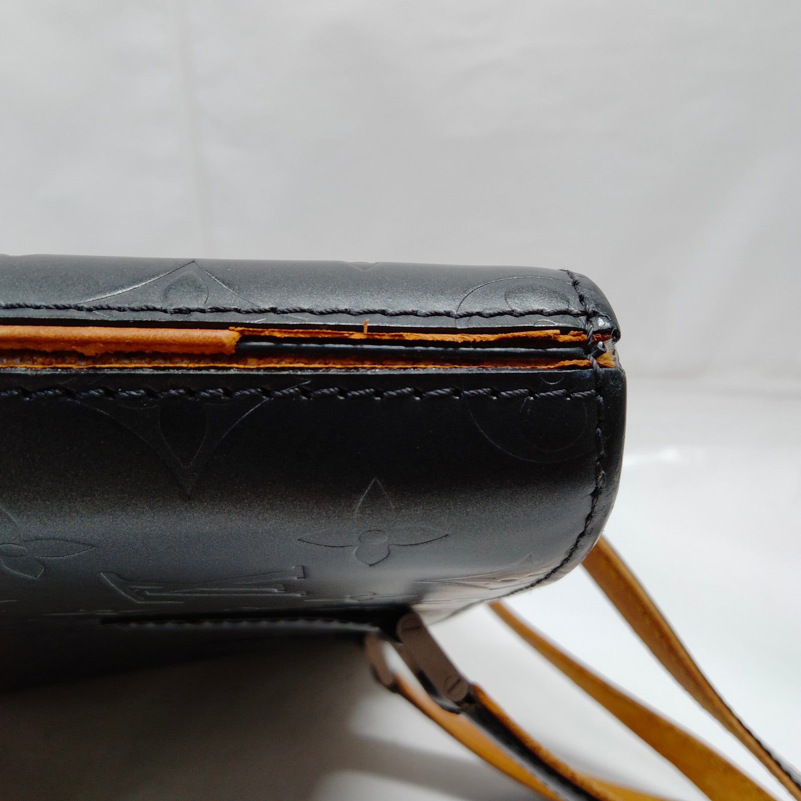 Louis Vuitton Monogram Mat Stockton Tote M55112 Black