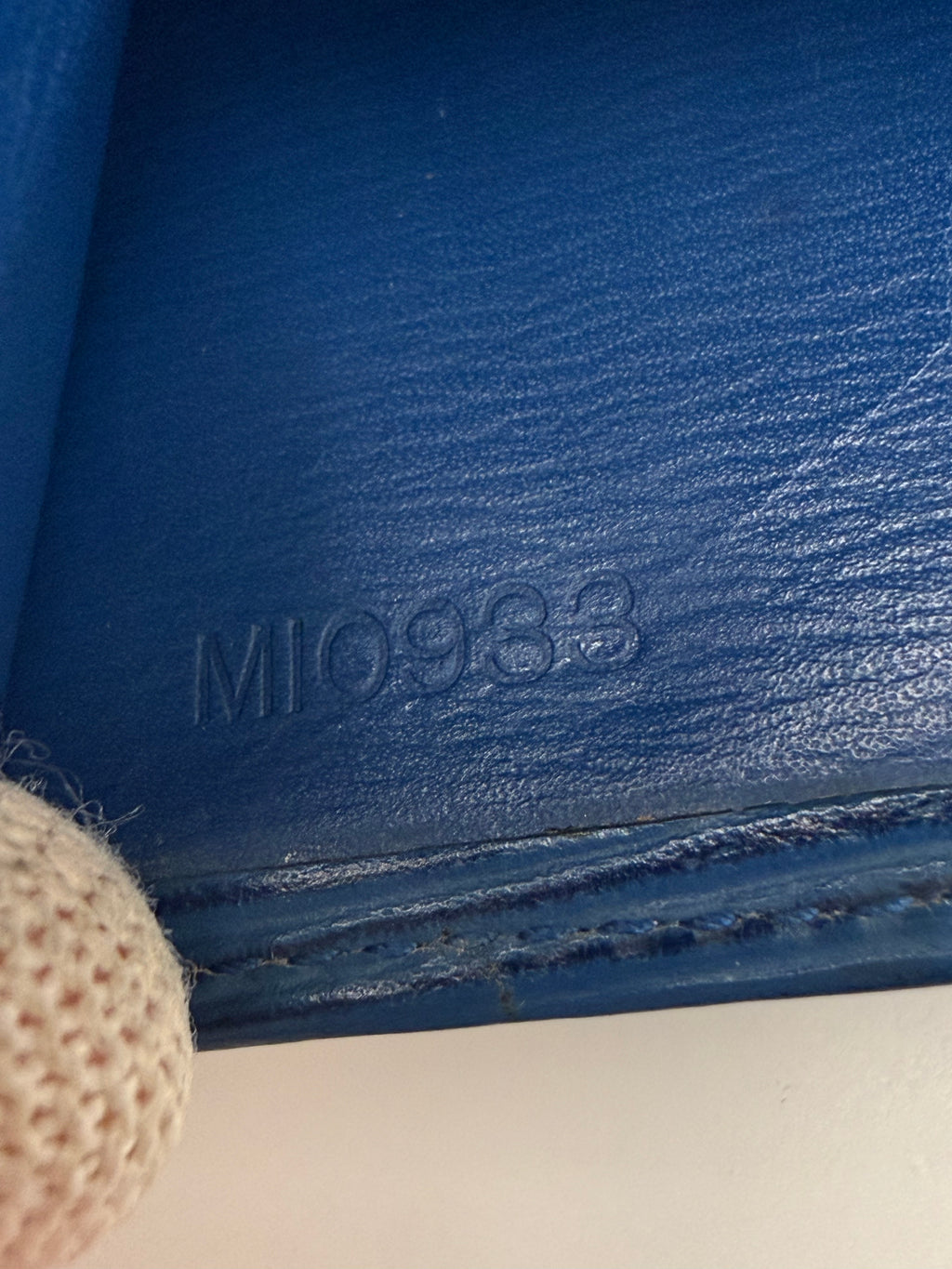 Louis Vuitton Sarah Wallet Toledo Blue Epi Leather Long Wallet – Made in France