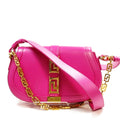 Versace Greca Goddess Pink Leather Shoulder & Crossbody Bag