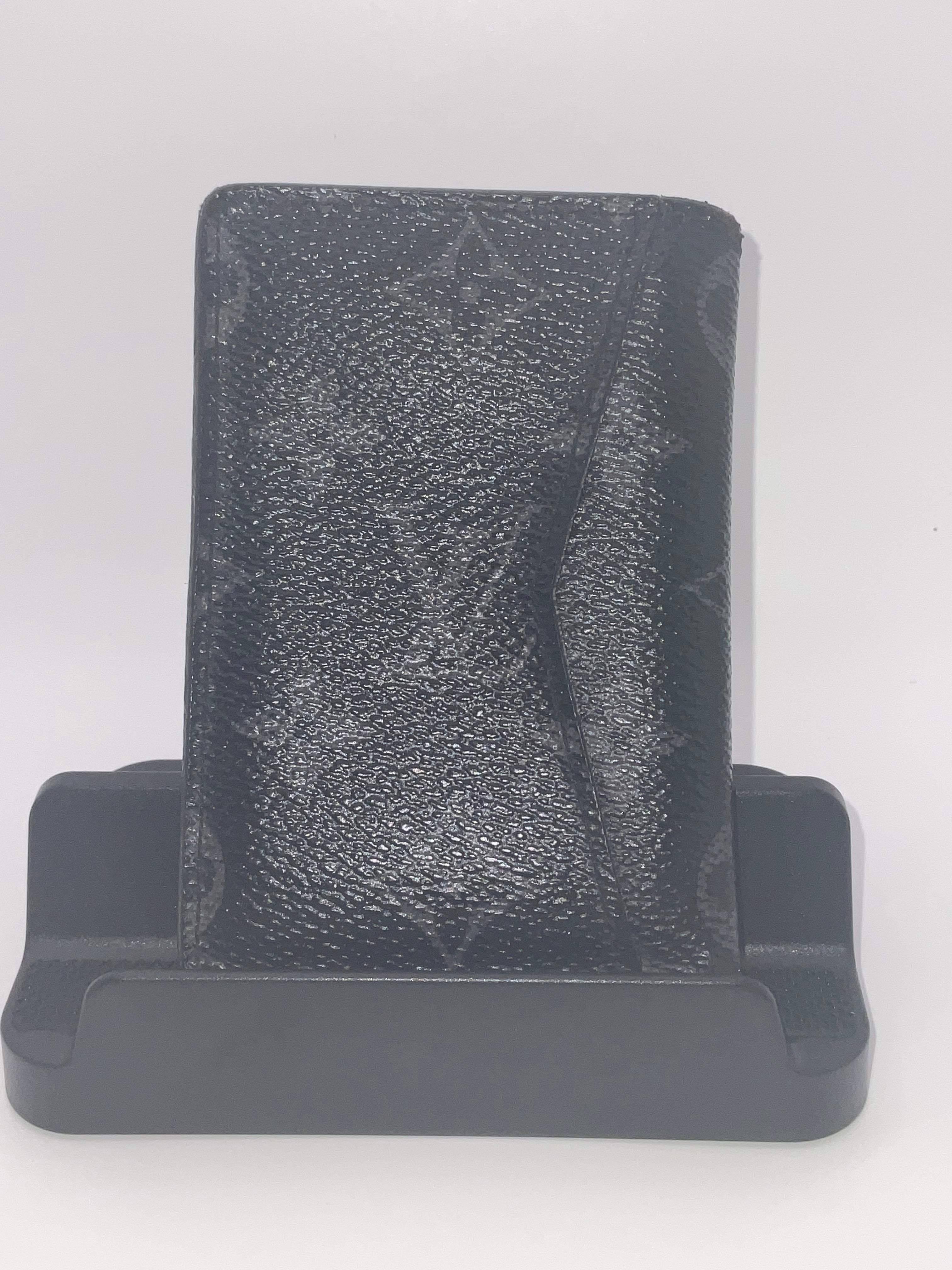 Louis Vuitton Pocket Organizer Monogram Eclipse Canvas Card Holder Wallet – Made in France