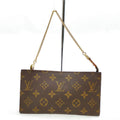 Louis Vuitton Monogram Pochette Twin GM M51852 with Gold-Tone Chain