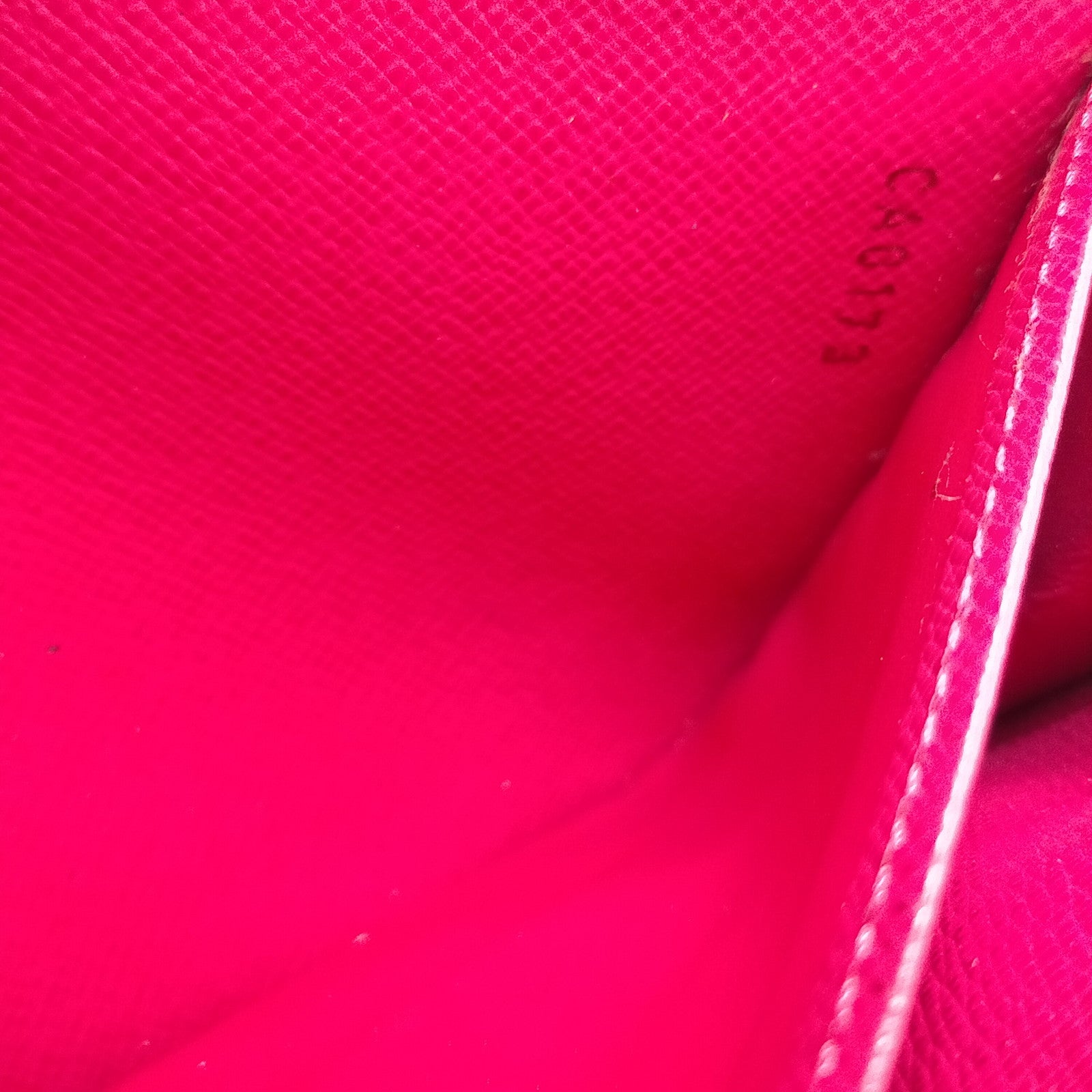 Louis Vuitton Murakami Sarah Wallet Black Monogram Canvas Pink Interior with COA