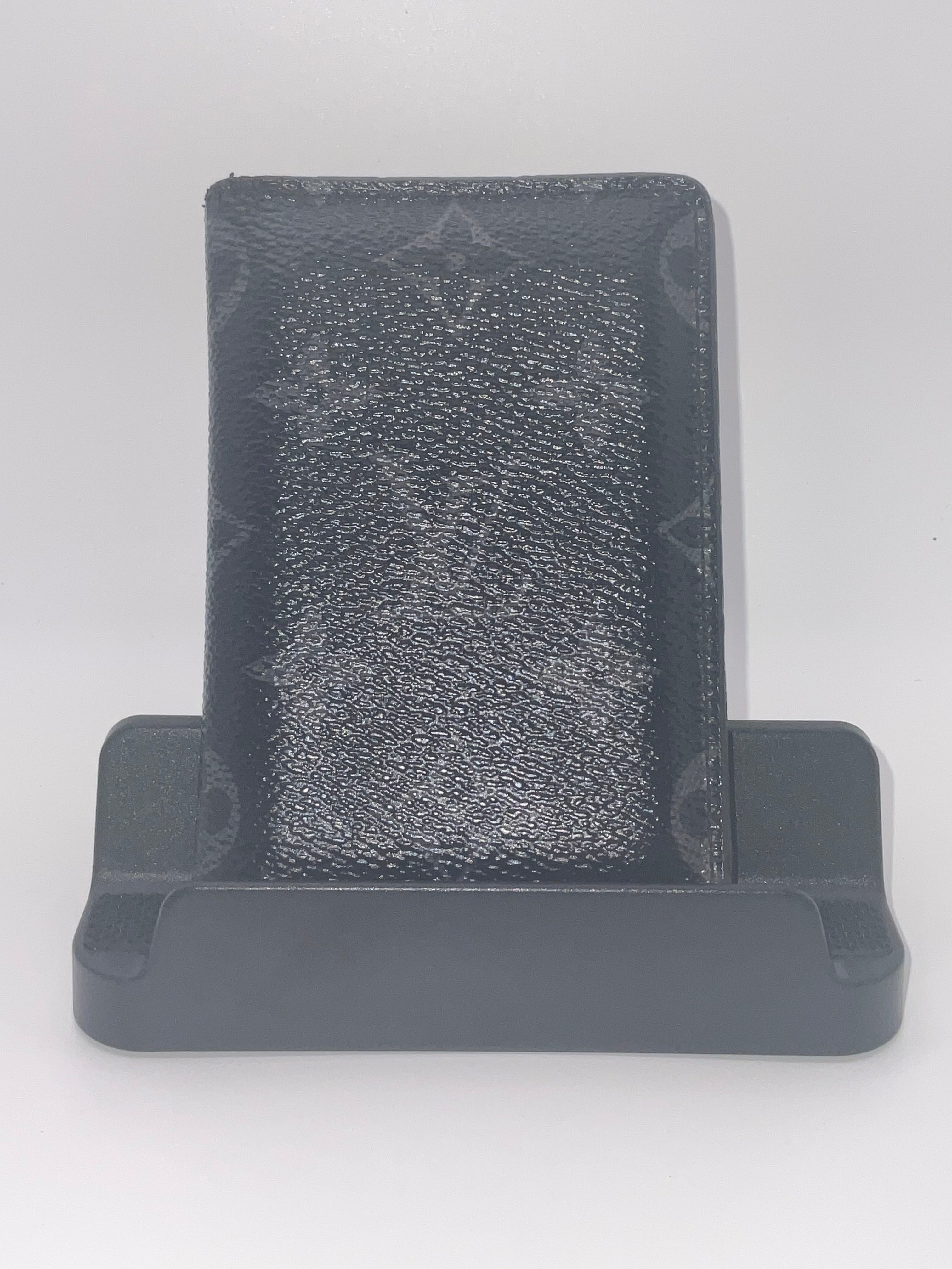 Louis Vuitton Pocket Organizer Monogram Eclipse Canvas Card Holder Wallet – Made in France
