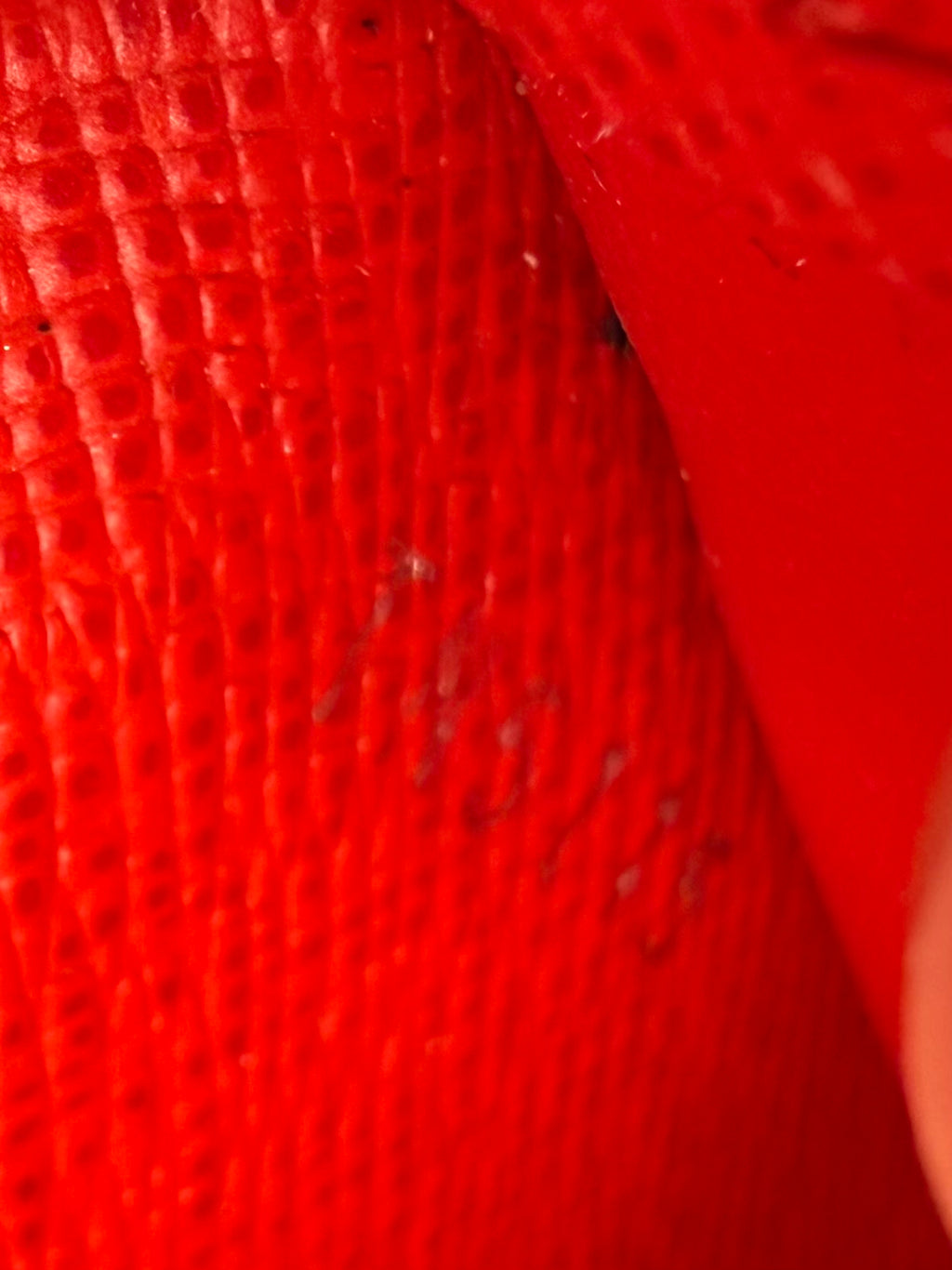 Louis Vuitton Twist Wallet Red Epi Leather Silver-Tone LV Logo