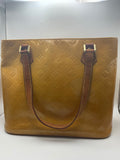 Louis Vuitton Houston Monogram Vernis Leather Tote Bag Beige | Made in France | Authentic