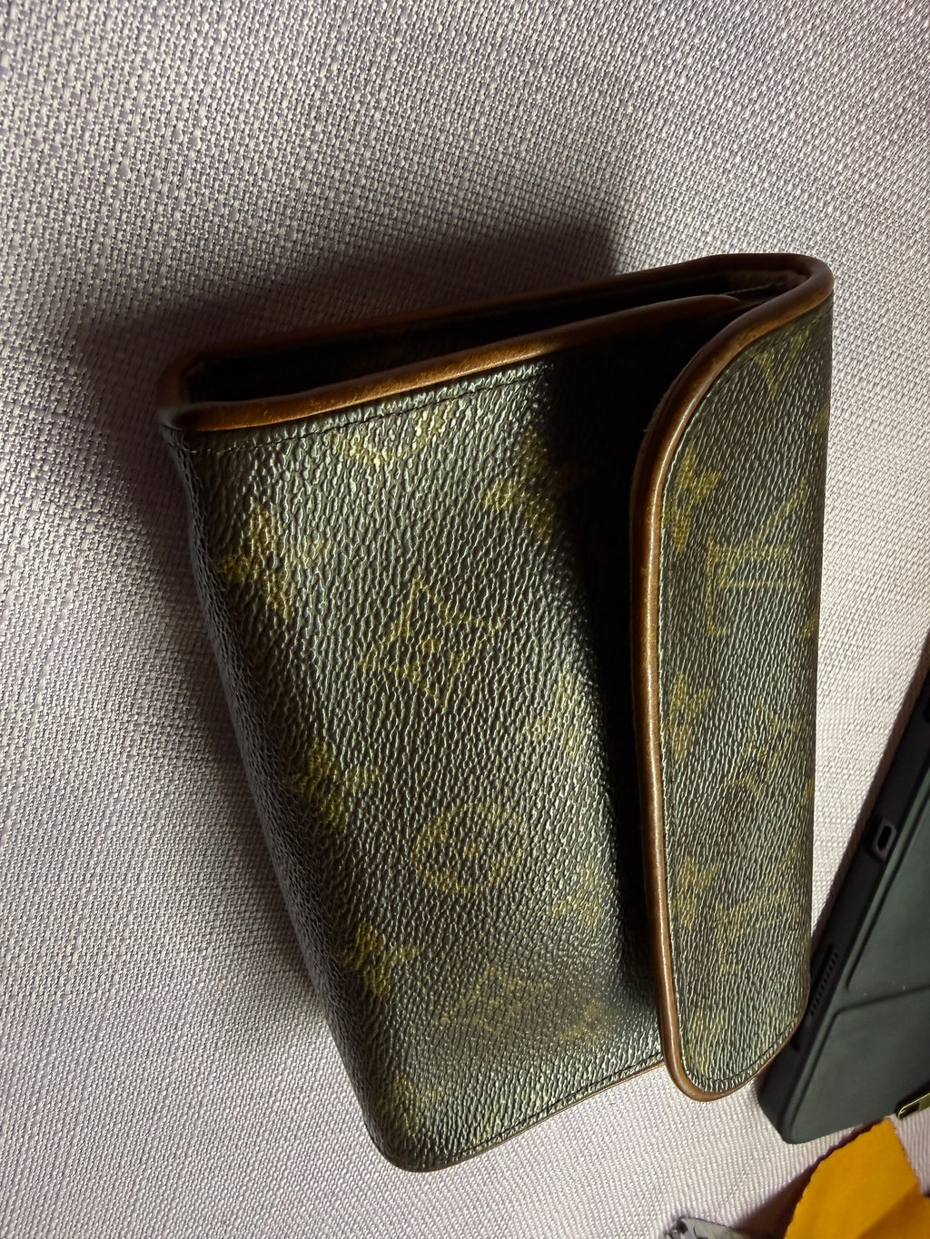 Louis Vuitton Vintage Monogram Cartouchière GM Crossbody Bag with Chain