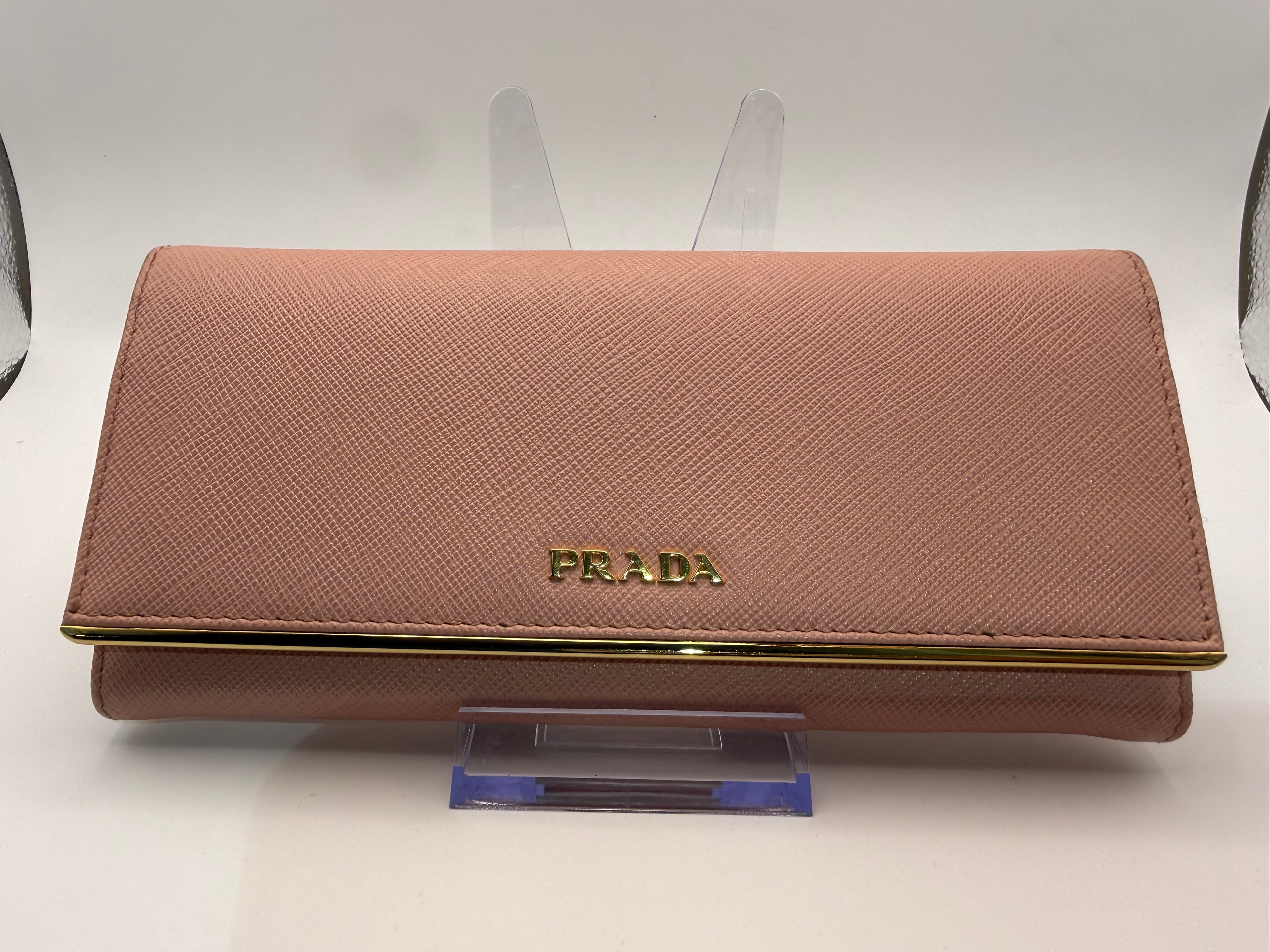 Prada Saffiano Metal Long Wallet – Orchidea Pink | With Authentication Card