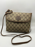 Gucci Vintage GG Supreme Monogram Crossbody Bag COA